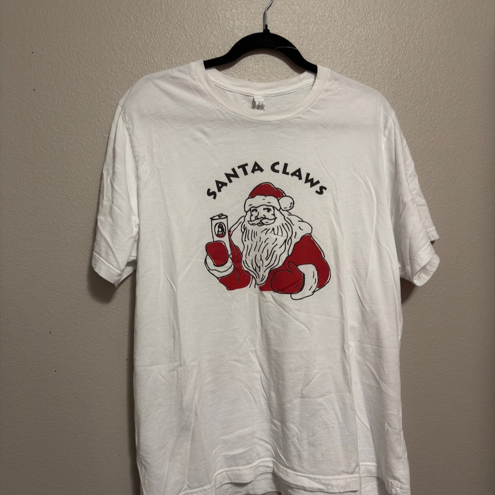 Santa claws tee shirt